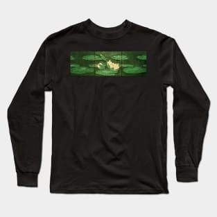 Tiled Water Lilies Long Sleeve T-Shirt